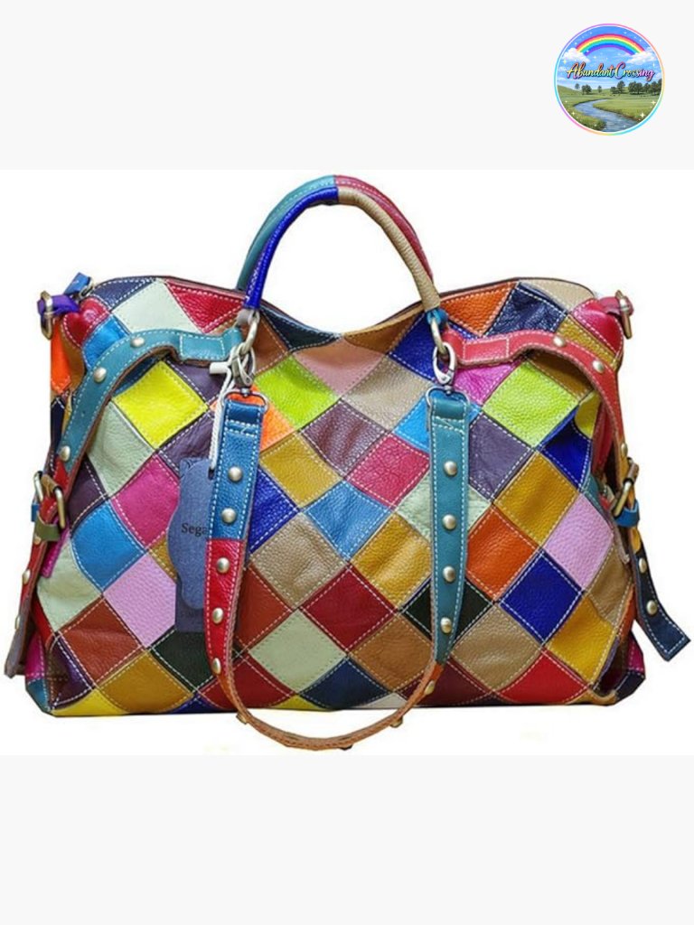 Genuine Leather Hobo Shoulder Bag Tote Handbag With Zipper